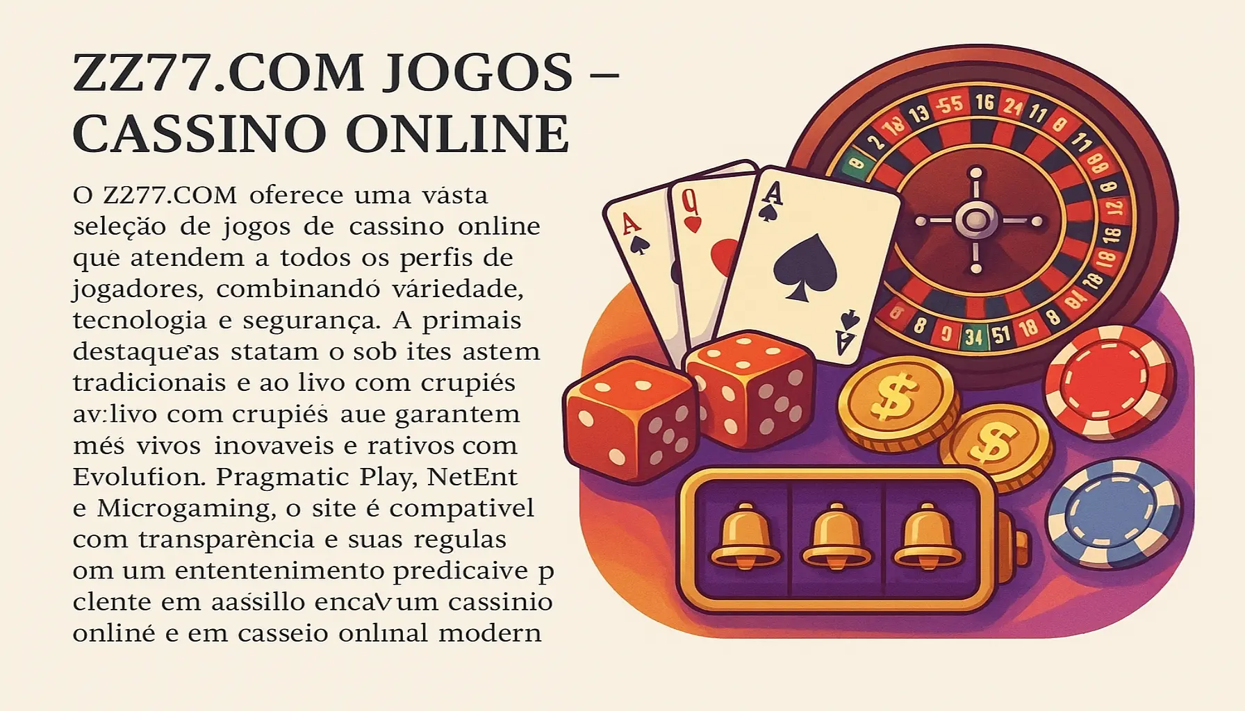 Jogos de cassino online ZZ77.COM